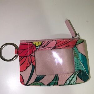 Vera Bradley Floral Pink ID Card Holder
